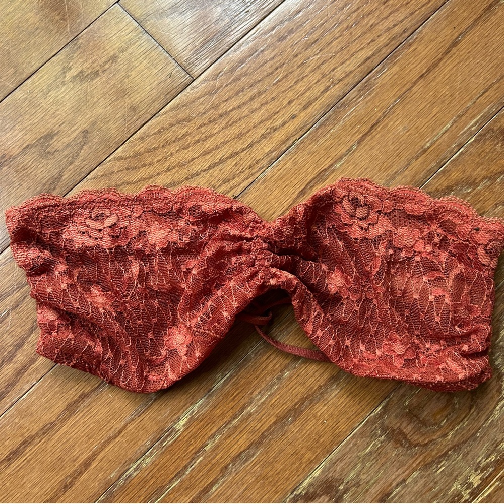 Free People Lace and Strappy Bandeau